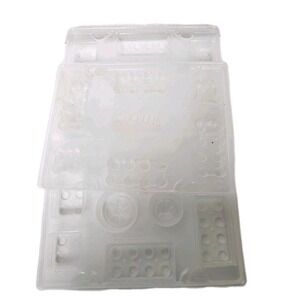 Jello Mold Lego Shape Plastic Lot Of 4